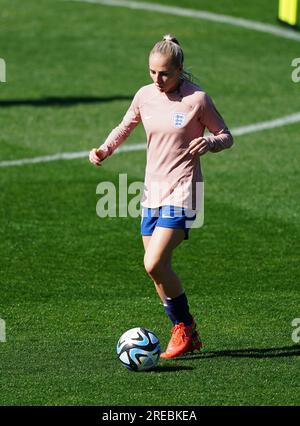 Alex Greenwood, de l'Angleterre, lors d'une séance d'entraînement au Central Coast Stadium, Gosford. Date de la photo : jeudi 27 juillet 2023. Banque D'Images