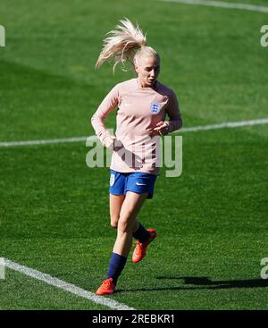 Alex Greenwood, de l'Angleterre, lors d'une séance d'entraînement au Central Coast Stadium, Gosford. Date de la photo : jeudi 27 juillet 2023. Banque D'Images