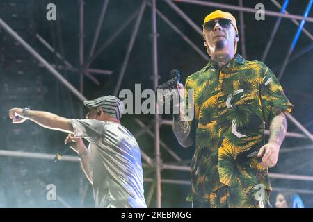 Articolo 31 se produit au Shock Wave Festival à Francavilla al Mare, le 21 juillet 2023. (Photo de Marco Zac/NurPhoto) crédit : NurPhoto SRL/Alamy Live News Banque D'Images