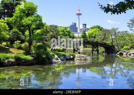 Jardin Shoseien au printemps Banque D'Images