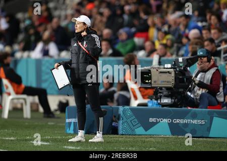 Dunedin, Nouvelle-Zélande. 26 juillet 2023. Tomomi Miyamoto (JPN), 26 juillet 2023 - football/football : Tomomi Miyamoto se penche sur le match de la coupe du monde féminine de la FIFA, Australie et Nouvelle-Zélande 2023 Groupe C entre le Japon et le Costa Rica au Dunedin Stadium de Dunedin, Nouvelle-Zélande. Crédit : AFLO/Alamy Live News Banque D'Images