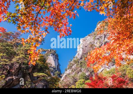 Les Gorges de Shosenkyo Banque D'Images