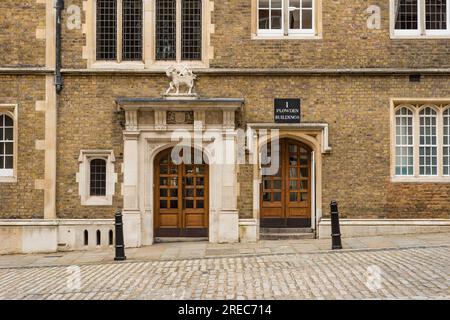 Bâtiments Plowden à Middle Temple Lane, Londres, Royaume-Uni Banque D'Images