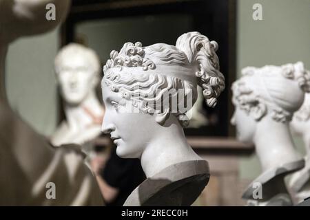 Italie, Possagno (Trévise), 7 juillet 2023 : Musée Antonio Canova Gypsotheca. Photo © Federico Meneghetti/Sintesi/Alamy stock photo Banque D'Images