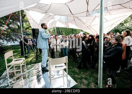 Copenhague, Danemark. 26 mai 2023. Le chef canadien et expert en fermentation David Zilber a vu lors d'une conférence lors du festival scientifique danois Bloom Festival 2023 à Copenhague. (Crédit photo : Gonzales photo - Malthe Ivarsson). Banque D'Images