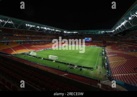 Brisbane, Australie. 27 juillet 2023. Vue générale du Suncorp Stadium lors de la coupe du monde féminine FIFA 2023 Group B Match Australie femmes vs Nigeria femmes au Suncorp Stadium, Brisbane, Australie, 27 juillet 2023 (photo de Patrick Hoelscher/News Images) crédit : News Images LTD/Alamy Live News Banque D'Images