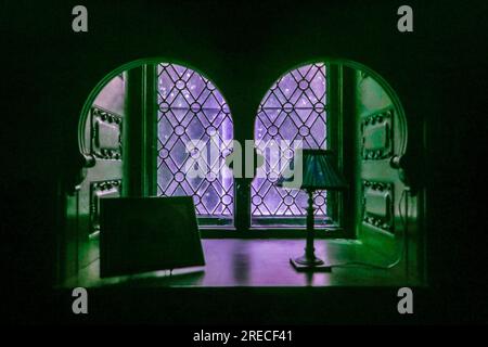 Château de tjoloholm dans ultraviolet Banque D'Images