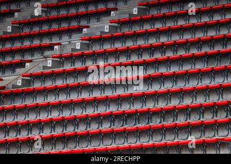 Francorchamps, Belgique. 27 juillet 2023. Illustration, tribunes, gradins, lors du Rolex Belgian Grand Prix de Formule 1 2022, 14e manche du Championnat du monde FIA de Formule 1 2022 du 26 au 28 août 2022 sur le circuit de Spa-Francorchamps, à Francorchamps, Belgique - photo Paul Vaicle/DPPI crédit : DPPI Media/Alamy Live News Banque D'Images