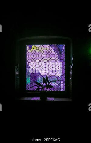 Château de tjoloholm dans ultraviolet Banque D'Images