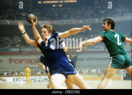 Coupe des vainqueurs de coupe d'Europe de handball en salle VFL Gummersbach - SC Magdeburg 15:11 /13.05.1979/ Erhard Wunderlich Dynamic preves [traduction automatique] Banque D'Images