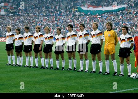 Match d'ouverture de l'EM 88 Allemagne - Italie 1:1 /10.06.1988/ Team Germany [traduction automatique] Banque D'Images