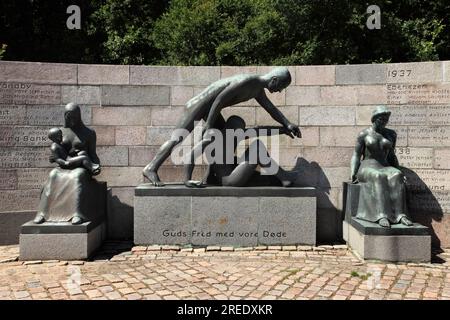 Le Mémorial des pêcheurs, Esbjerg, Danemark. Banque D'Images