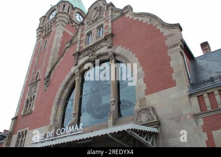 gare de colmar en alsace (france) Banque D'Images