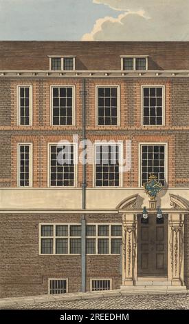 Peintre Stainers Hall 1799 de Charles Tomkins Banque D'Images