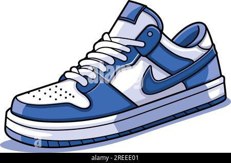 icône chaussures de course à pied. Entraînement, sneaker isolé sur fond blanc. illustration de conception plate. Illustration de Vecteur