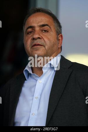 Kyriakos Dourekas, directeur de Nottingham Forest, lors du match amical de pré-saison au stade Pirelli, Burton upon Trent. Date de la photo : jeudi 27 juillet 2023. Banque D'Images