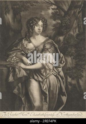 La très honorable Elizabeth, comtesse de Northumberland entre 1681 et 1685 par Alexander Browne Banque D'Images