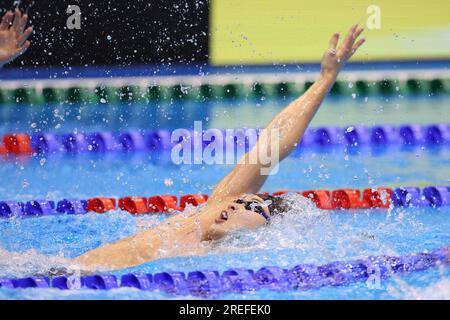 Fukuoka, Japon. 27 juillet 2023. SO Ogata (JPN) natation : Championnats du monde aquatiques Fukuoka 2023 finale Medley 200m hommes à Marine Messe Fukuoka Hall A à Fukuoka, Japon . Crédit : YUTAKA/AFLO SPORT/Alamy Live News Banque D'Images