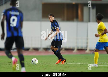 Osaka, Japon. 27 juillet 2023. Matteo Darmian (Inter) football/football : match de pré-saison '2023 Japan Tour' entre Al-Nassr FC 1-1 FC Internazionale Milano au YANMAR Stadium Nagai à Osaka, Japon . Crédit : Mutsu Kawamori/AFLO/Alamy Live News Banque D'Images