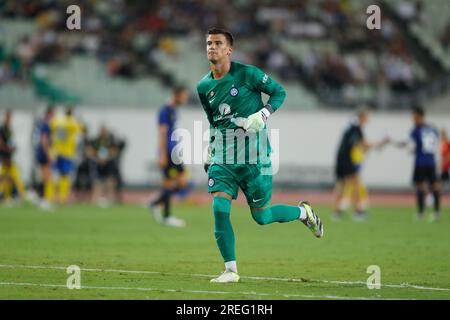 Osaka, Japon. 27 juillet 2023. Filip Stankovic (Inter) football/football : match de pré-saison '2023 Japan Tour' entre Al-Nassr FC 1-1 FC Internazionale Milano au YANMAR Stadium Nagai à Osaka, Japon . Crédit : Mutsu Kawamori/AFLO/Alamy Live News Banque D'Images