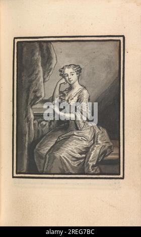 Album dessin circa 1730 par Thomas Bardwell Banque D'Images