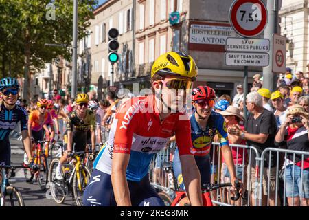 Albi, France. 27 juillet 2023. Christine Majerus (Team SD Worx) à l'arrivée de la cinquième étape du Tour de France féminin à Albi, France, le 27 2023 juillet. Photo d'Arnaud Bertrand/ ABACAPRESS.COM crédit : Abaca Press/Alamy Live News Banque D'Images