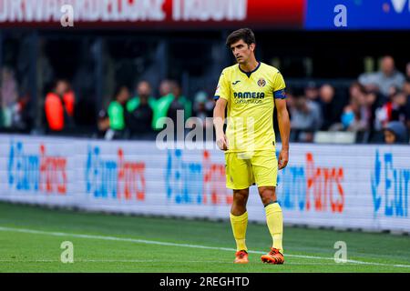 27-07-2023 : Sport : Feyenoord vs Villarreal (amical) ROTTERDAM, PAYS-BAS - JUILLET 27 : Gerard Moreno (Villarreal CF) pendant la pré-saison du match ven Banque D'Images