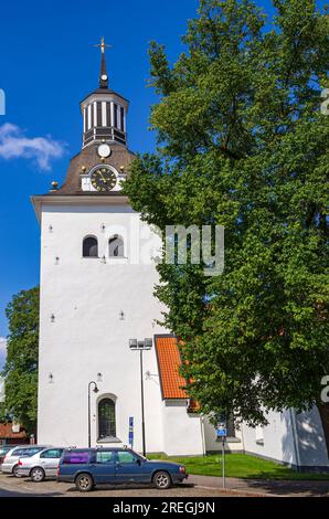 Sankta Gertruds Kyrka, l'église de St. Gertrude dans la ville historique de Västervik, Smaland, Kalmar län, Suède. Banque D'Images