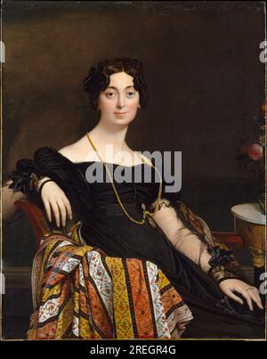 Madame Jacques-Louis Leblanc (Françoise Poncelle, 1788-1839) 1823 de Jean Auguste Dominique Ingres Banque D'Images