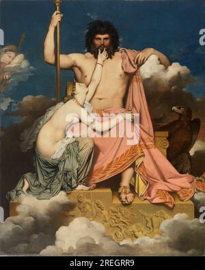 Jupiter et Thétis 1811 de Jean Auguste Dominique Ingres Banque D'Images