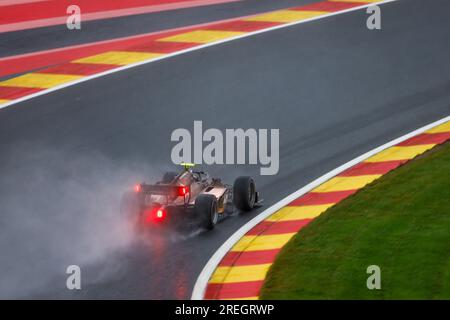 Stavelot, Belgique. 28 juillet 2023. 17 BENAVIDES Brad (spa), PHM Racing by Charouz, Dallara F2, action lors de la 10e manche du Championnat FIA de Formule 2 2023 du 28 au 30 juillet 2023 sur le circuit de Spa-Francorchamps, à Stavelot, Belgique - photo Paul Vaicle/DPPI crédit : DPPI Media/Alamy Live News Banque D'Images