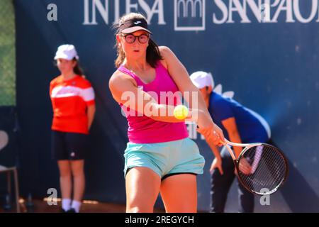 Nuria Brancaccio pendant le Palermo Ladies Open 2023. Banque D'Images