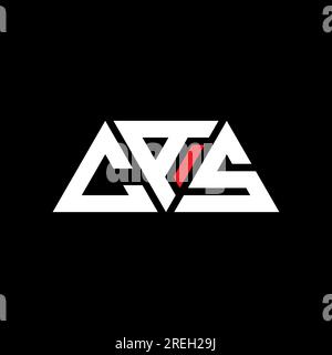 Logo de lettre triangle cas avec forme de triangle. Monogramme de conception de logo triangle cas. Modèle de logo vecteur triangle cas avec couleur rouge. Cas triangul Illustration de Vecteur