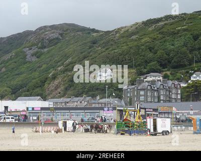 Barmouth Beach, Abermaw, Gywnedd, Galles du Nord, Royaume-Uni, Grande-Bretagne, Europe. Banque D'Images