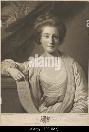 Miss Emily Wynyard 1771 par John Finlayson Banque D'Images