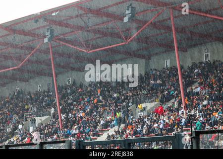 Spa-Francorchamps, Belgique. 28 juillet 2023. Spectateurs, Grand Prix F1 de Belgique au circuit de Spa-Francorchamps le 28 juillet 2023 à Spa-Francorchamps, Belgique. (Photo de HIGH TWO) crédit : dpa/Alamy Live News Banque D'Images