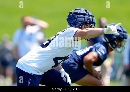 Seattle Seahawks linebacker Ben Burr-Kirven (55) during an NFL football  game against the Arizona Cardinals, Sunday, Oct. 25, 2020, in Glendale,  Ariz. (AP Photo/Rick Scuteri Stock Photo - Alamy