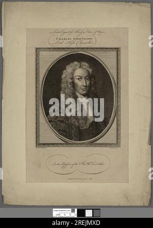 Charles Lord Talbot, Lord Haut Chancelier 1786 par John Goldar Banque D'Images