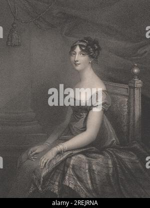 Charlotte (née Percy) Ashburnham, vicomtesse St.Asaph 1812 par Niccolò Schiavonetti Banque D'Images