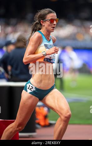 Jessica Warner-Judd de GB & ni en compétition dans le 5000m féminin au Wanda Diamond League London Event, London Stadium, le 23 juillet 2023. Photo par Banque D'Images