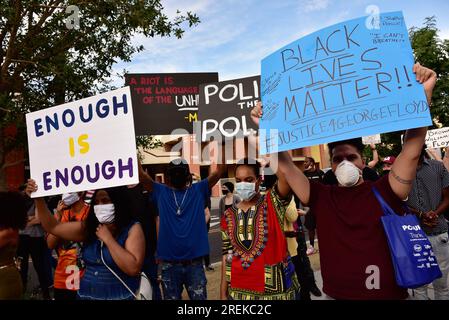 Black Lives Matter proteste à Las Vegas, Nevada Banque D'Images