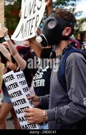 Black Lives Matter proteste à Las Vegas, Nevada Banque D'Images