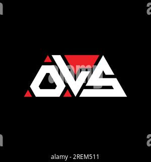 Logo triangle OLS en forme de triangle. Monogramme de logo triangle OLS. Modèle de logo vectoriel triangle OLS avec couleur rouge. OLS triangul Illustration de Vecteur