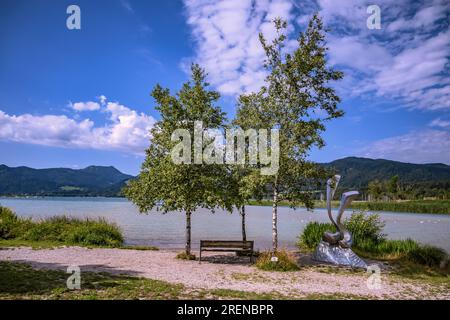 BAVIÈRE : GMUND AM TEGERNSEE Banque D'Images