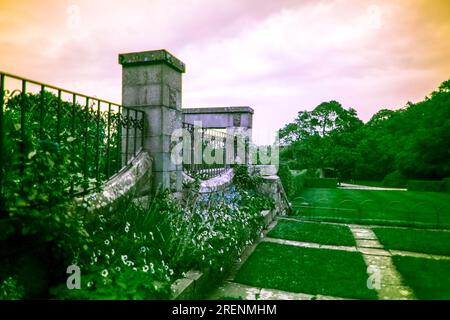 Château de tjoloholm dans ultraviolet Banque D'Images
