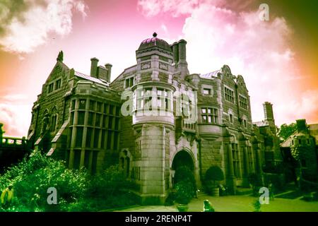 Château de tjoloholm dans ultraviolet Banque D'Images