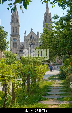 Paris, Parc Saint-Ambroise, jardin Truillot // Paris, Parc Saint-Ambroise, jardin Truillot Banque D'Images