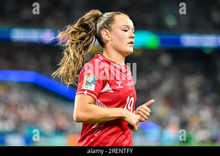 Sydney, Nouvelle-Galles du Sud, Australie, Janni Thomsen (19 Danemark) coupe du monde féminine de la FIFA 2023 Match Groupe D Angleterre - Danemark au Sydney football Stadium (Allianz Stadium) 28 juillet 2023, Sydney, Australie. (Keith McInnes/SPP) crédit : SPP Sport Press photo. /Alamy Live News Banque D'Images