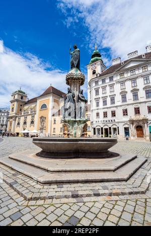 Freyung Square, Vienne, Autriche Banque D'Images