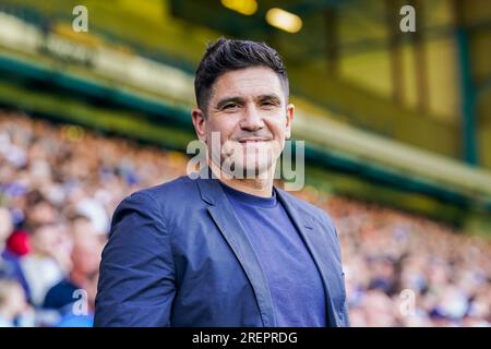 Sheffield, Royaume-Uni. 29 juillet 2023. Sheffield Wednesday Manager Xisco Munoz lors du Sheffield Wednesday FC vs Luton Town FC au Hillsborough Stadium, Sheffield, Royaume-Uni le 29 juillet 2023 Credit : Every second Media/Alamy Live News Banque D'Images